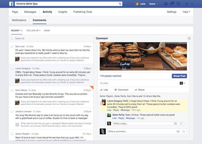 Facebook cập nhật tính năng quản lý bình luận trên fanpage